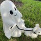 Last Day 49% OFF -Halloween Ghost Walking Dog Statue2024